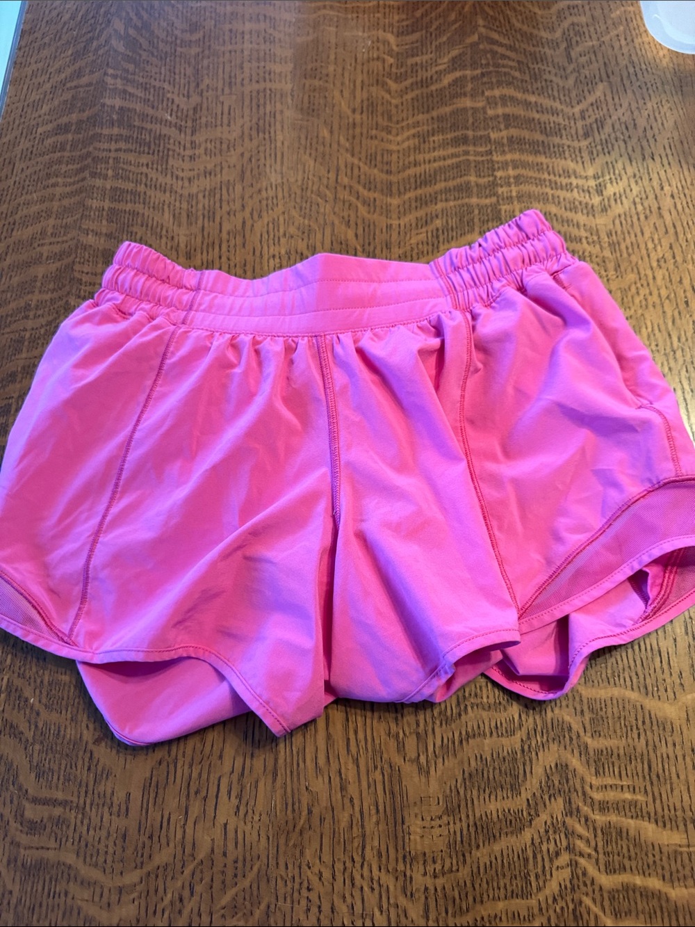 lululemon athletica Bright Pink Running Shorts
